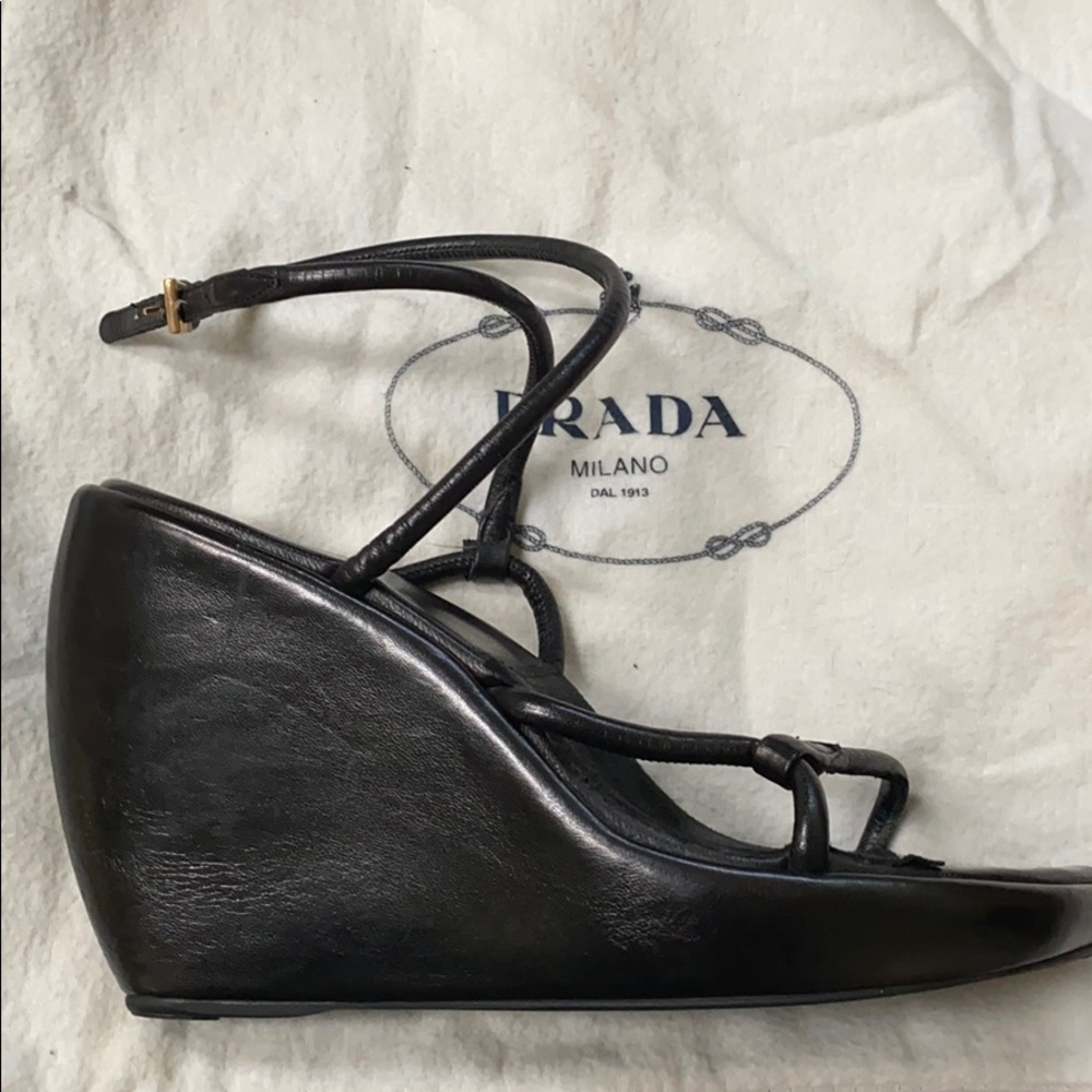 Prada wedges